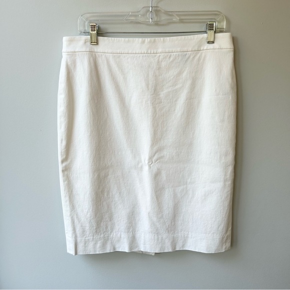 J Crew Elegant White Women's Pencil Skirt - Picture 1 of 6